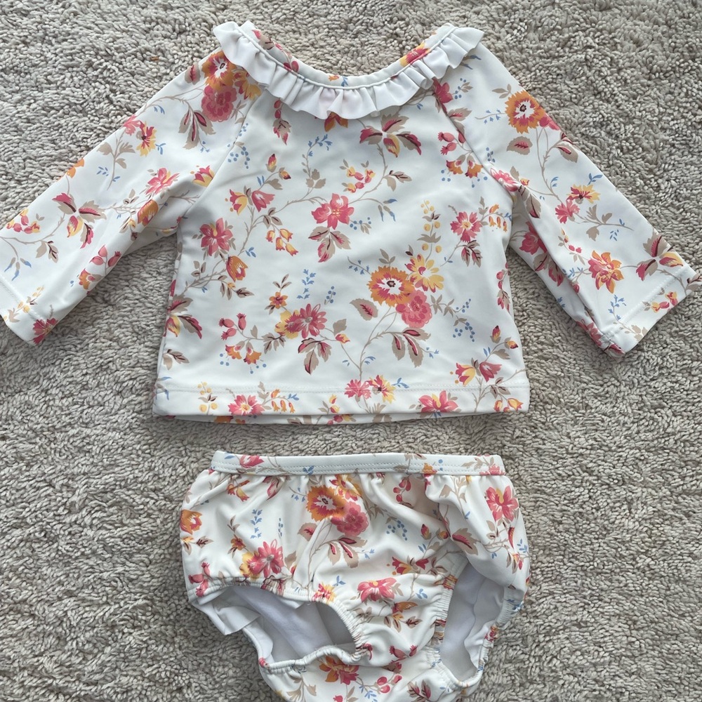 Janie and Jack Rashguard Bathing Suit 3 Months
